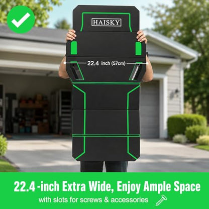 Foldable Mechanic Kneeling Pad,22.44" Wide EVA Foam Mat,1 Pack,Green - color: Green & Black
