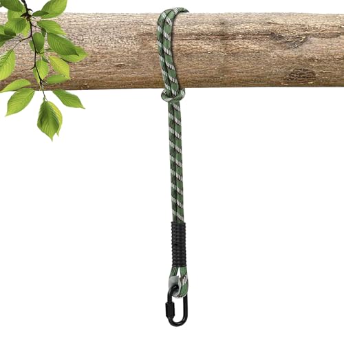 Heavy Duty Tree Swing Ropes, Hammock Tree Straps Hanging Kit, for Outdoor Swings Hammock Playground Set Accessories (5.41ft,65",Green,1Pack) - size: 5.41FT-1Pack