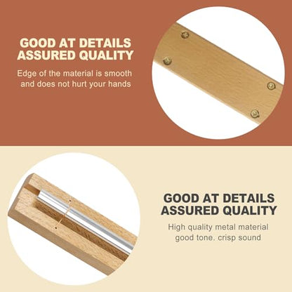 7 Inch Meditation Chime Solo Tone Mindfulness Bell for Teachers Classroom Management Sound Healing Instrument Yoga Zen Spiritual Decor Energy Chime for School Office Focus and Calm