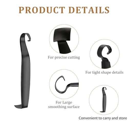 Sharpened Pottery Tool for Potter, Versatile Pottery Trimming Tools – Precision Double-Ended Clay Trimming Tool Ceramics, 1-Piece All-in-One Solution for Carving Clay & Pottery