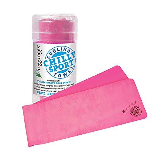 FROGG TOGGS Chilly Sport Cooling Neck Wrap & Head Band - color: Hot Pink