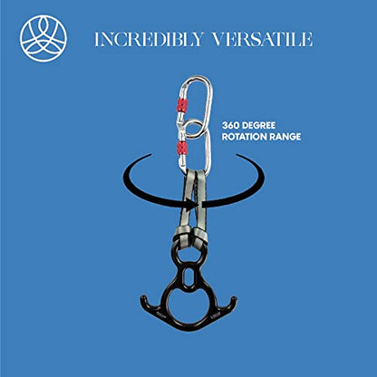 Aerial Silks Starter Kit, 9 Yards, Aerial Yoga Hammock, Hardware - color: Gold