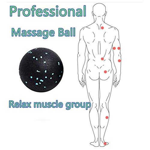 Peanut Massage Ball - After Exercise Fascia Ball Set Training Deep Tissue Massage Ball Kit Lacrosse Ball Muscle Roller for Acupressure Plantar Fasciitis Reflexology Massage