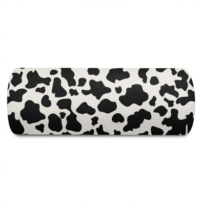 Knee Pillow for Back Sleeping – Half Moon Bolster Pillow for Under Knee While Sleeping Support, Leg & Back Pain Relief (21.5x9x5 Inches) - color: Cow