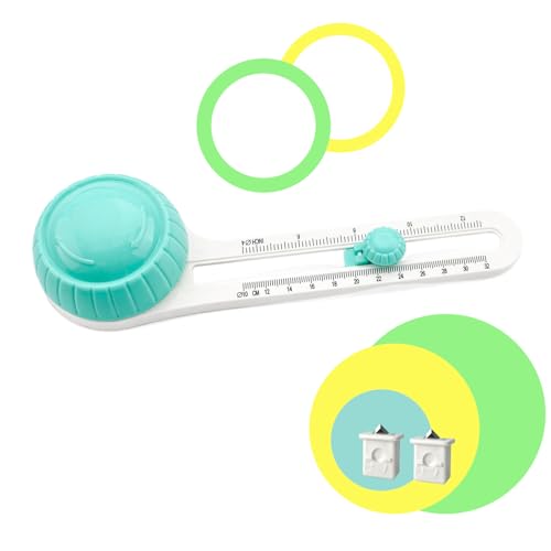 Circle Cutter, Circle Cutters for Crafts, Adjustable Circle Punch Alternative, Sticker Cutter and Round Paper Cutter for Scrapbooking, Cards, Photo Paper and Cardstock