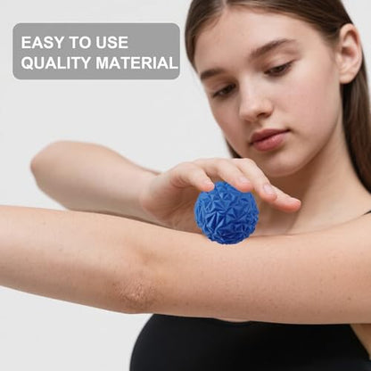Foot Massage Ball Myofascial Release, Pain Relieve from Plantar Fasciitis, Hand & Back Restore Foot Massage Roller, Massager Tool for Tight Muscles and Sore Feet - color: 3 Pyramid Ball