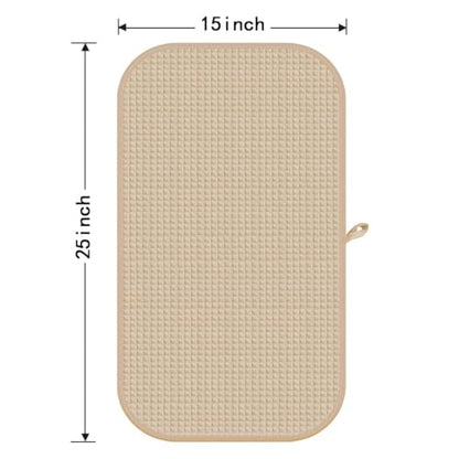 HOMEXCEL 4 Pack Gym Towels, Waffle Hand Towels for Bathroom, 15 X 25 Inch