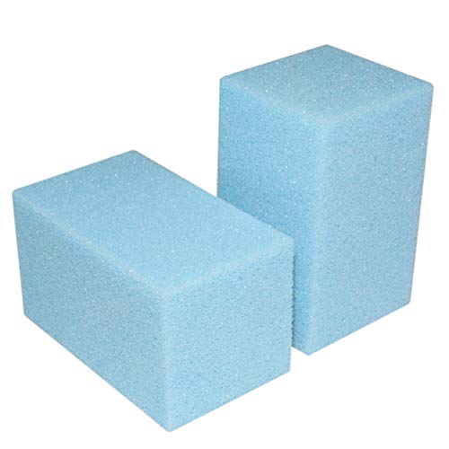 Rehabilitation Advantage Blue Foam Block Hand Exercisers, Set Of 16 - color: Blue