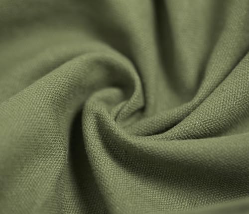 Cotton yoga mat bag with Pockets and Adjustable Strap - Full Zip Cargo Yoga Mat Carrier Bag - Bag for 1/4" 1/3" Thick Yoga Mat - color: Green, size: L