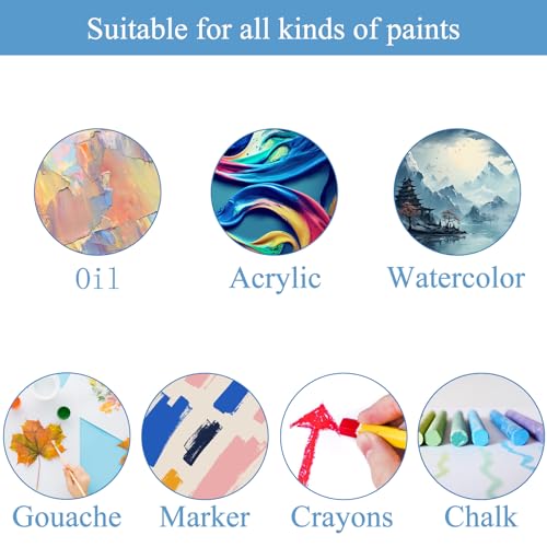 24PCS Black Canvas for Painting 5x7 Inch Canvases Panels Cotton Canvas Boards Stretched Canvases for Painting, Drawing & Art Supplies - size: 5x7 Inch