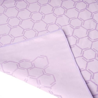 Eunzel Double Sided Silicone Yoga Mat Towel, 72" x 26.5" | Double-Sided Silicone Grip, Non Slip Surface, Absorbent Microfiber, Hot Yoga & Vinyasa - color: Taro Purple