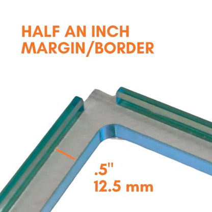 Gel Press Placement Tool – Precision Alignment Guide for Gel Printing, Repeatable Layered Prints, Easy Paper & Stencil Positioning, Essential Printmaking Accessory - size: L-shaped