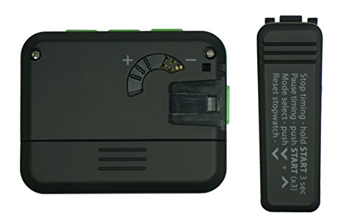 Gymboss Plus Interval Timer and Stopwatch - Black/Green Softcoat - color: Black / Green