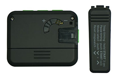 Gymboss Plus Interval Timer and Stopwatch - Black/Green Softcoat - color: Black / Green