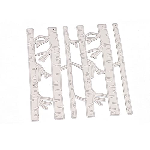 Trees Cutting Dies Handmade DIY Paper Cards Album Decoration Stencils Template Embossing for Card Scrapbooking Craft (Forest) - style: Birch Forest