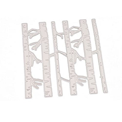 Trees Cutting Dies Handmade DIY Paper Cards Album Decoration Stencils Template Embossing for Card Scrapbooking Craft (Forest) - style: Birch Forest