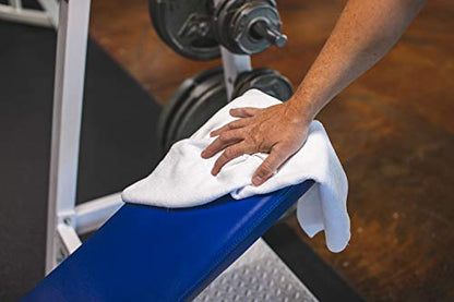 The Rag Company - Sport & Workout Towel - Gym, Exercise, Fitness, Spa, Ultra Soft, Super Absorbent, Fast Drying Premium Microfiber, 320gsm, 16in x 27in, Dark Green (3-Pack) - color: Dark Green