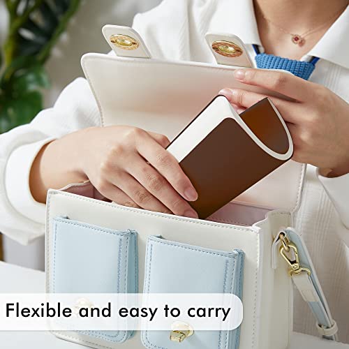 36 Pack Soft Cover Journal Bulk, Feela Lined Blank Travel Journal for Women Men Writing, Notebooks College Ruled for Work, Note Taking Notebook School Business Supplies, 8.2” x 5.5”, A5, Brown - color: 36 Brown