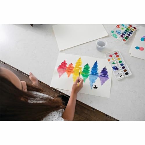 Prang® Washable Watercolors 8-Color Set With Brush, Assorted Colors - style: 8 Color