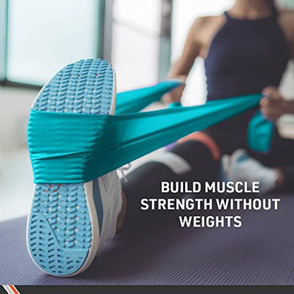 Body Sport Exercise Band, 25 yd. x 4 in. Roll - Home & Gym Fitness Equipment for Stretching, Strength Training & Physical Therapy - color: Orange