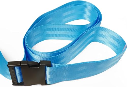 Extremity Mobilization Belt, Strap, Band Intended for Physical Therapy, Rehab, Stretching, Manual Traction, and Mobility Blue