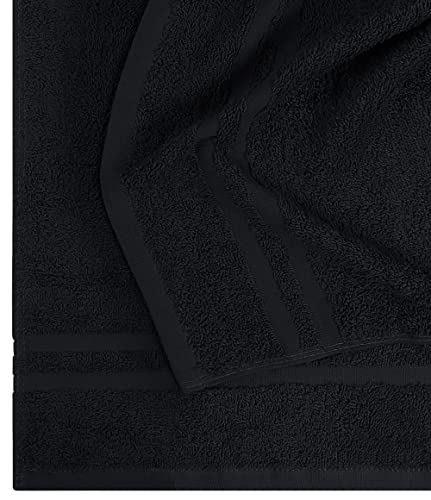 Utopia Towels Bleach Proof Salon Towels, Pack of 12, 16x27 in, Black - color: Black, size: 12 Pack