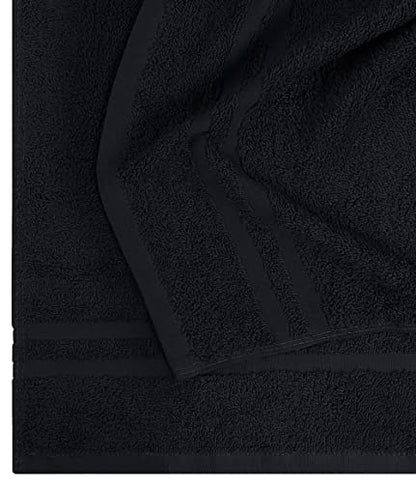 Utopia Towels Bleach Proof Salon Towels, Pack of 12, 16x27 in, Black - color: Black, size: 12 Pack