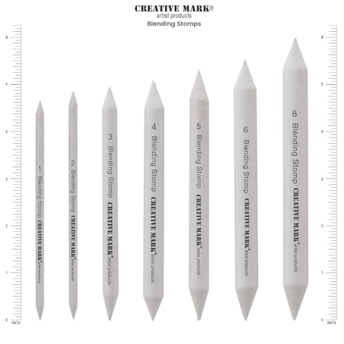 Creative Mark Art Set: Charcoal Pencils Solid Double-Ended Blending Stumps for Adults [Size # 3-96 Count], Perfect for Drawing, Pastels, and Art Design - size: Size # 3 - 96 Pack