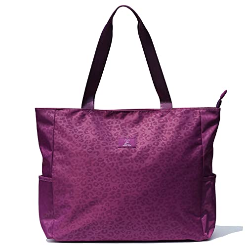 ESVAN LARGE BEACH BAG Water Resistant Lightweight 20 inch Women Oversize Tote Bag for Gym Beach Travel Pool Yoga Nurse - color: A04