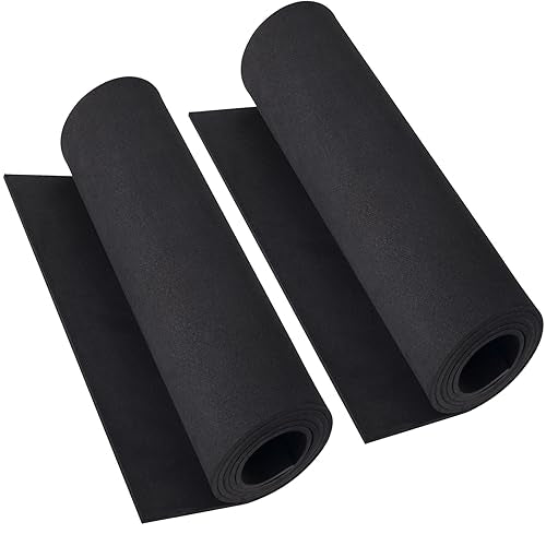 2-Pack Black Eva Foam Cosplay Sheets roll, Premium eva Craft Foam 4mm Thick, 13.9" x 59", High Density 86kg/m3 for Cosplay Costume, Crafts, DIY Projects by MEARCOOH - color: 2PCS:Black, size: Thickness-4mm