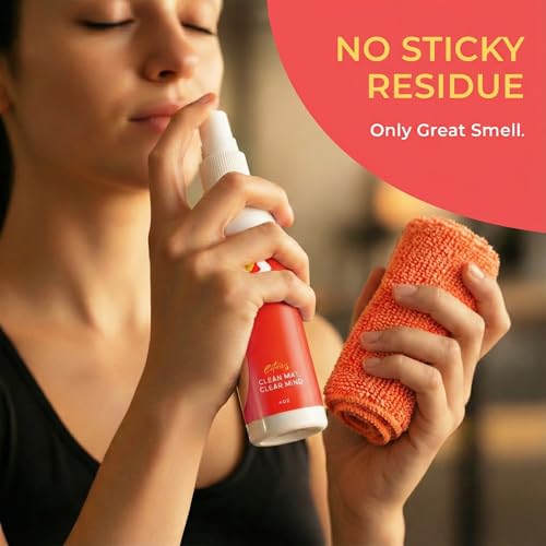 SwaytAway Fitness Mat Mist with Towel, 4oz Travel Size, 1 Pack, Citrus - size: 4 oz - 1 Pack
