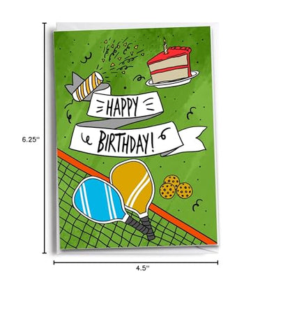 Fun Pickleball Birthday Card for Players & Enthusiasts - style: Pickelball