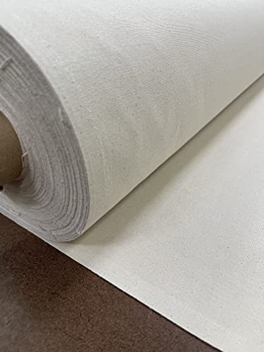 Sedona Designz 60" Wide Cotton Duck Canvas Fabric - Heavy Weight 10oz Durable 100% Cotton (Natural, 20 Yards) - color: Natural, size: 20 Yards