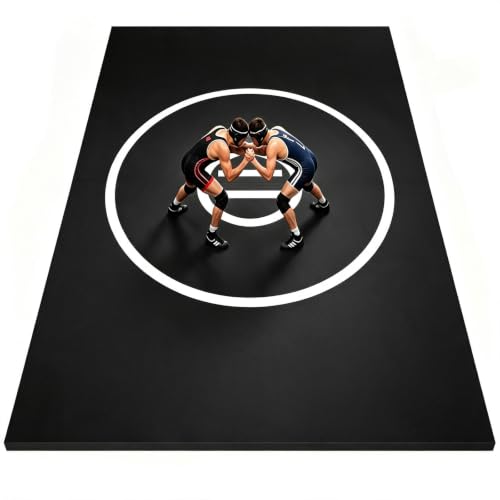Wrestling Mat Large 10ft for Home Workout Exercise - color: Black, size: 10ft*6.6ft/3*2m