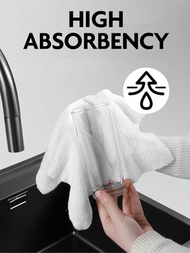 Fantasticlean Microfiber Cleaning Cloth Roll- 90 Sheets, 12" x 12" (White) - color: White, size: 90 pack