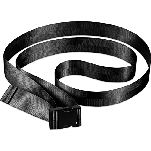 Eurzom Extremity Mobilization Belt Physical Therapy, Black | Adjustable Manual Traction Mobility Strap for Joint Movement, Leg Shoulder Stretching, Yoga Exercise, Gait Training Strap