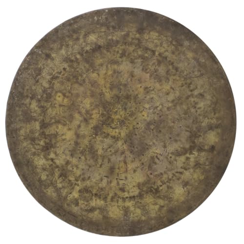 Unlimited Atlantis Gongs - Includes Gong, Mallet & Rope/Unlathed Bronze Gong W/Ancient Look/For Sound Healing, Meditation, & Yoga - size: 34"
