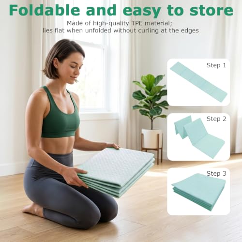 Foldable Yoga Mat Kit,Yoga Starter Sets,Yoga Stick Set