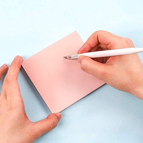 8 Pcs 2"x2" Pink Rubber Carving Blocks for Stamp Soft Rubber Crafts, Soft and Easy to Carve (Square) (Pack of 2) - size: Square (Pack of 2)