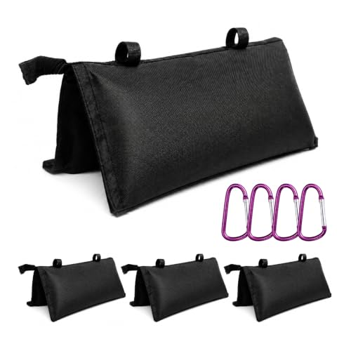 4 Pack Sand Bags for Weight Bags, Heavy Duty Sandbags for Light Stand Photography Tripod Video Equipment, Canopy, Umbrella Base, Backdrop Stand, Camping, Fishing Chair