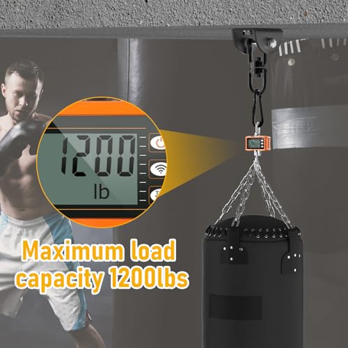Eapele Hammock Hanging Kit, 1200 lb Capacity Heavy Duty Ceiling Hooks, 360° Swivel Swing Set Hanger for Hammock Chairs, Tree Swings, Yoga Swings, Heavy Bag Mount Supports Sandbag & Punching Bag