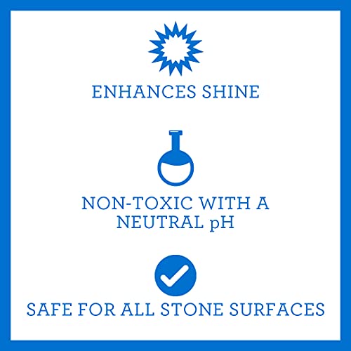 TriNova Granite Cleaner & Polish for Stone Surfaces, 18 fl oz | pH-neutral cleaner for granite, marble, quartz and sealed stone. - style: 18 fl oz