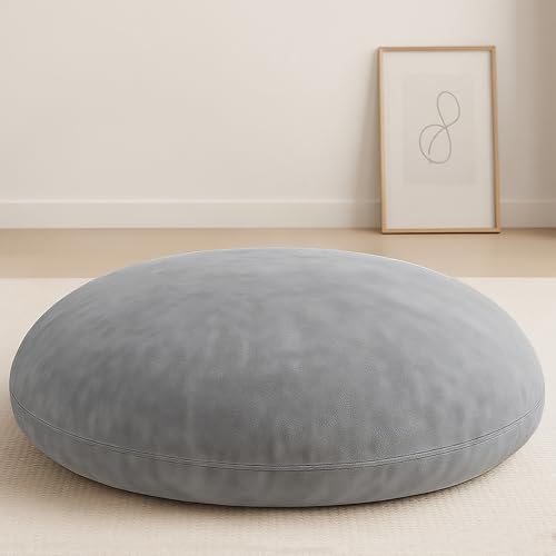 Codi 32" Floor Pillow, Large Meditation Cushions for Adults, Grey - color: Grey, size: 1 Pack