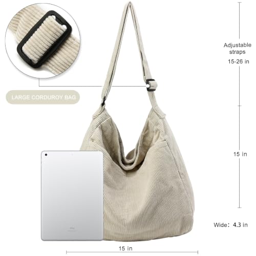 Canvas Tote Bag Casual Hobo Crossbody Shoulder Bag for Women and Men Large Purse Messenger Bag Travel Work - color: 2-white