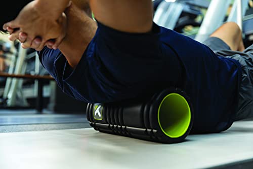 TriggerPoint Grid Original Foam Roller Black 13" + MB1 Massage Ball for Healthy Body Muscle Massage