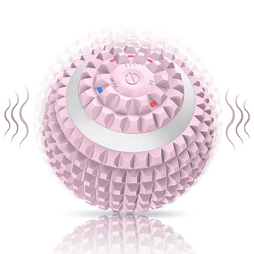Uppye Vibrating Ball Massager, Vibration Massage Ball for Physical Therapy, Mobility Ball for Workout Recovery, Deep Tissue Massager for Pain Relief and Trigger Point Treatment (Pink) - color: Pink