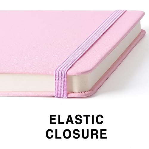 5" x 5" Hardcover Sketch Book,58 Sheets Small Mixed Media Pocket Sketch Pad | PU Cover,150 GSM Acid Free Artist Drawing Paper,Travel Journal Blank Notebook for Adults Sketching,Illustration.Pink - color: 150gsm PU-pink