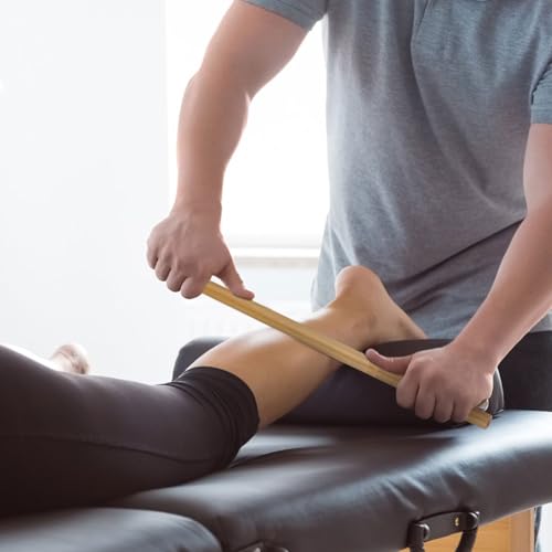 Massage Stick: Bamboo Massage Roller Stick - Full Body Massager Tool for Relax Muscles