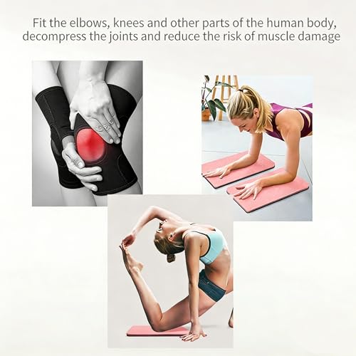 1PCS Yoga Knee & Elbow Cushions - Extra Thick Foam for Knees, Elbows, Wrists, Hands & Head, Pilates & Kneeling Pads, Support Foam Pads for Women & Men (Random Color 13.3"*6.6")