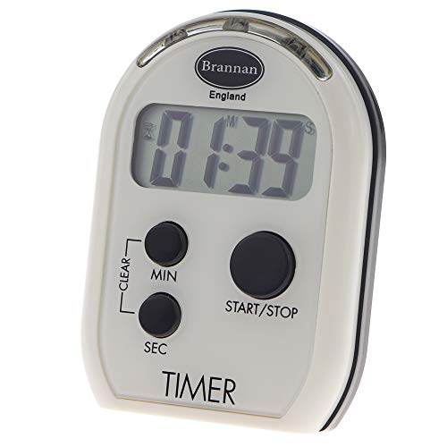 Brannan Visual Timer Multi Function with Vibrating Audible and Flashing Alarm - Seniors Countdown Timer Ideal for The Visually and Hearing Impaired